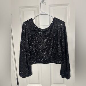 Express Black Open Back